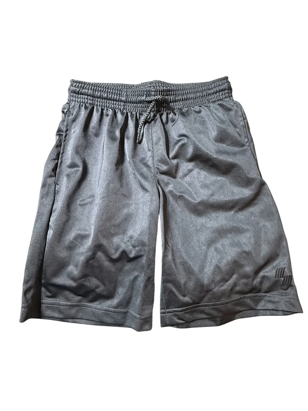 NWT Boys Size 7 Gray Athletic Mesh Basketball Shorts The Children’s Place